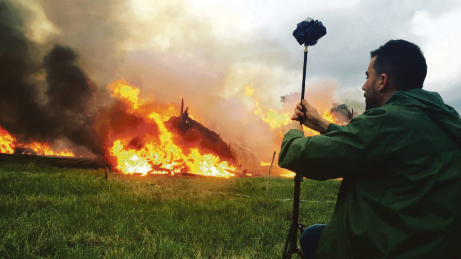 bryn-mooser-of-vr-studio-ryot-filming-a-bonfire-of-ivory-stockpiles-in-kenya-in-april-as-the-government-crack-down-on-illegal-ivory-trade-1