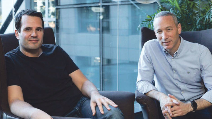 Shai Wininger (left) and Daniel Schreiber, co-founders of Lemonade, the world’s first peer-to-peer insurance company