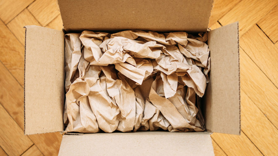 Opened package