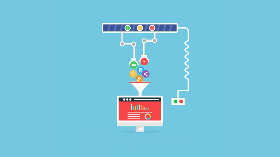 Computer automation graphic