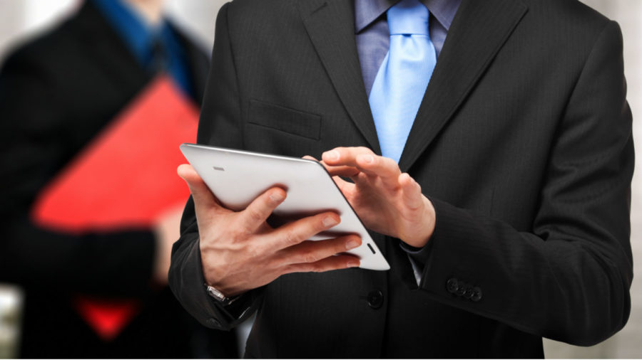 business-man-using-device