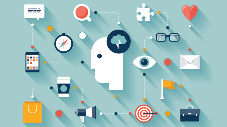 Illustration of creative thinking