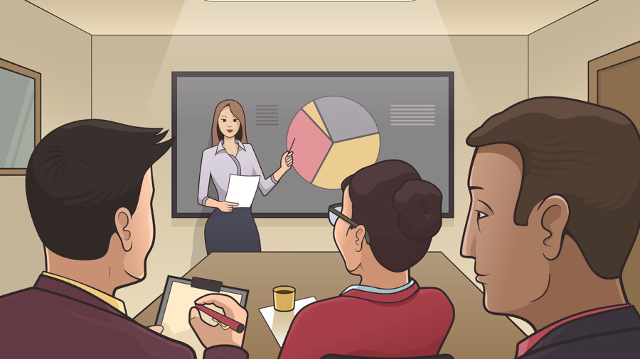 Boardroom illustration