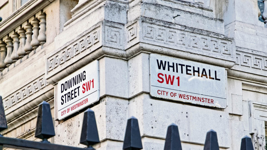 Whitehall road sign