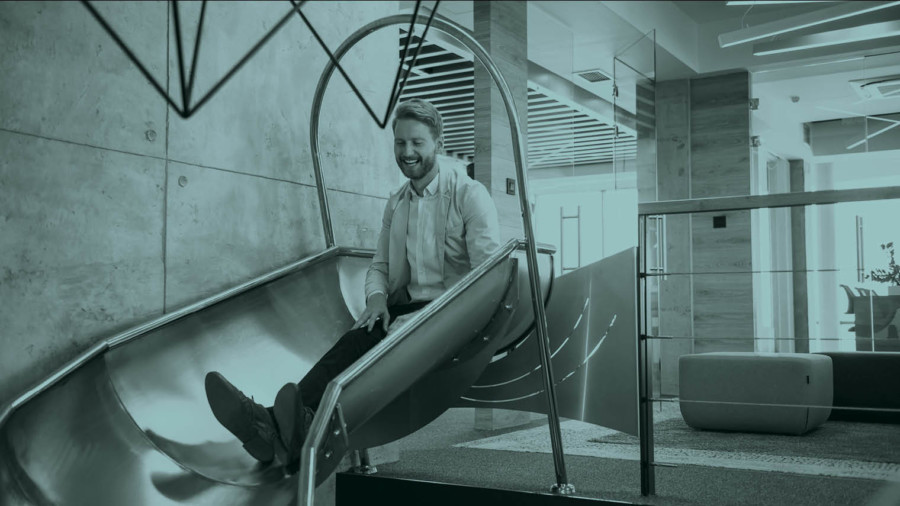 Office slides fad