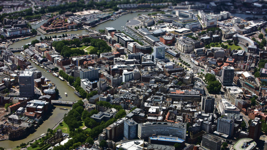 Bristol birdseye view