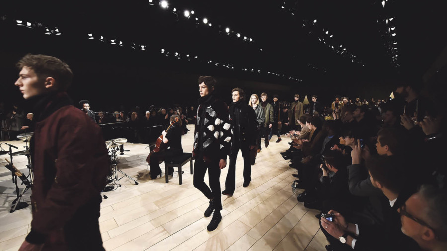 Catwalk during fashion week
