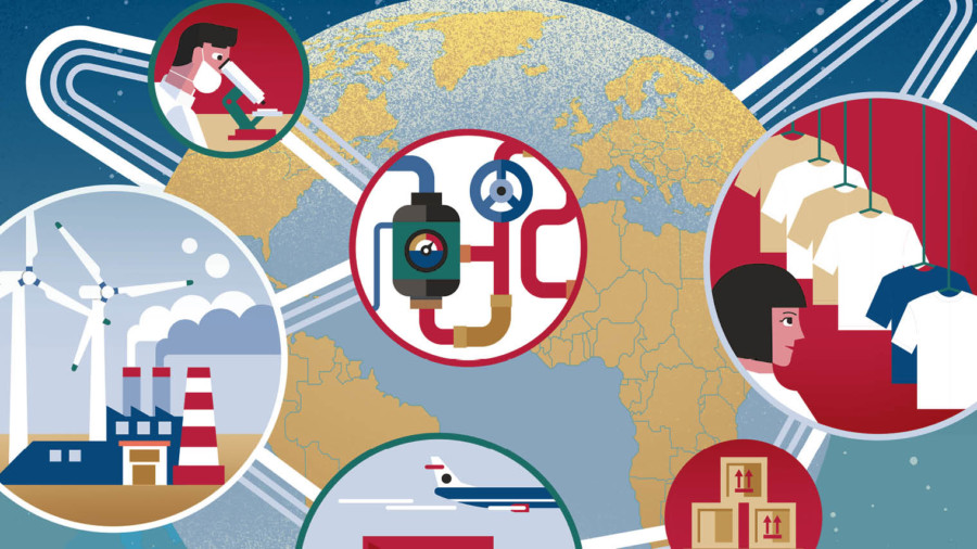 Supply chain strategies illustration