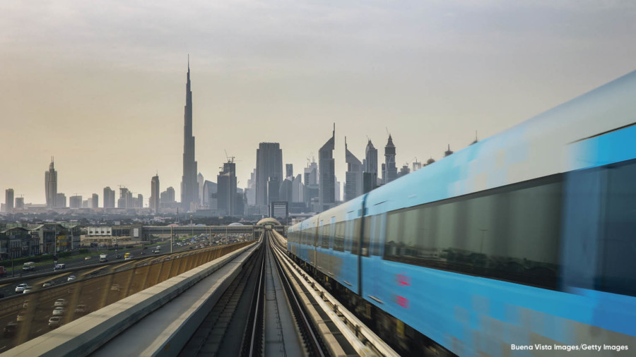 Trains have on-board edge processors to optimise fuel usage, but incorporate cloudbased predictive maintenance to aggregate information with other trains