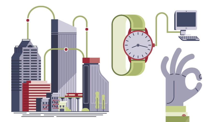 Illustrations of myths of millennials at work