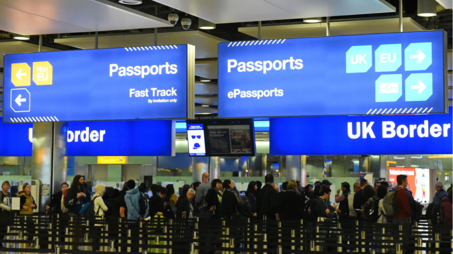 UK border passport control