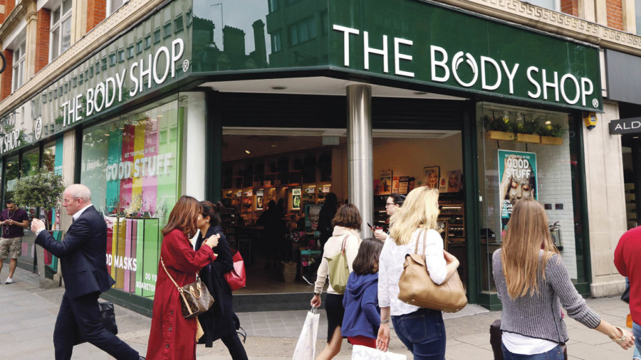 The Body Shop storefront