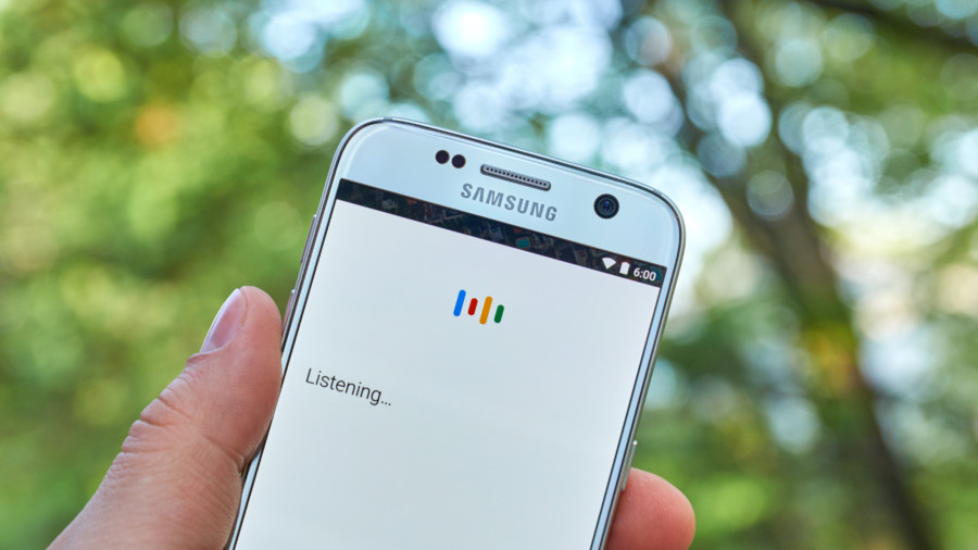Ok Google on phone screen