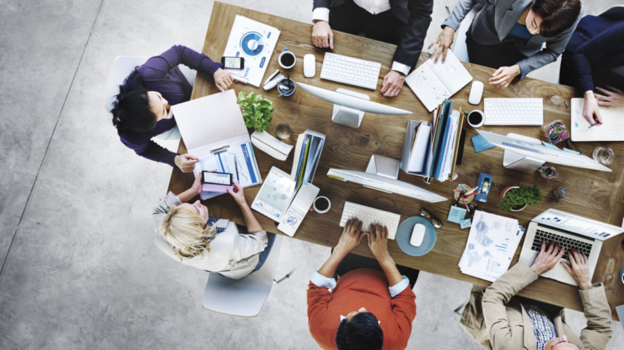 Team of people in office