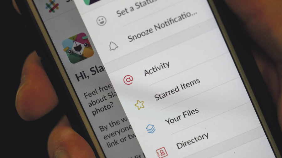 Slack on phone