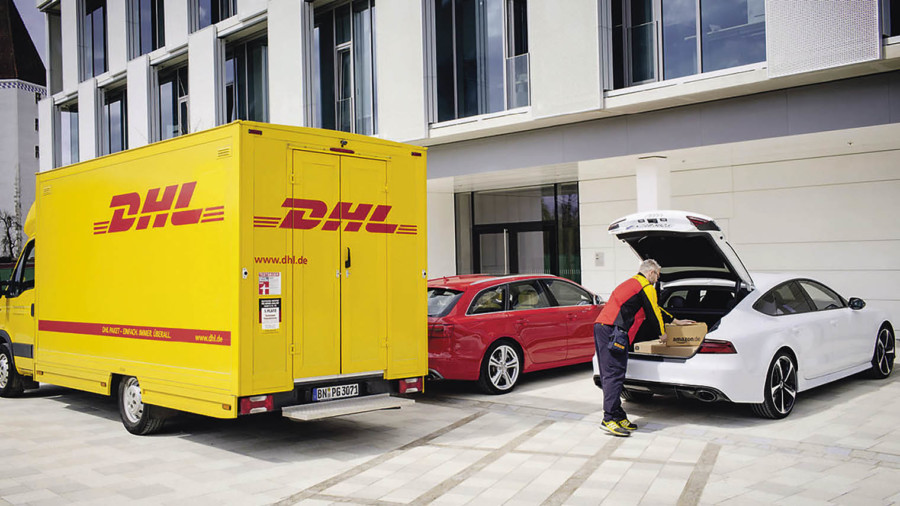 DHL van