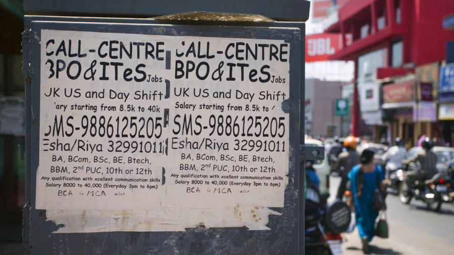 Old call centre adverts