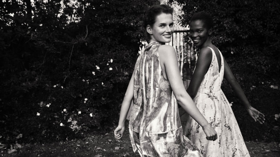 fashion models black and white