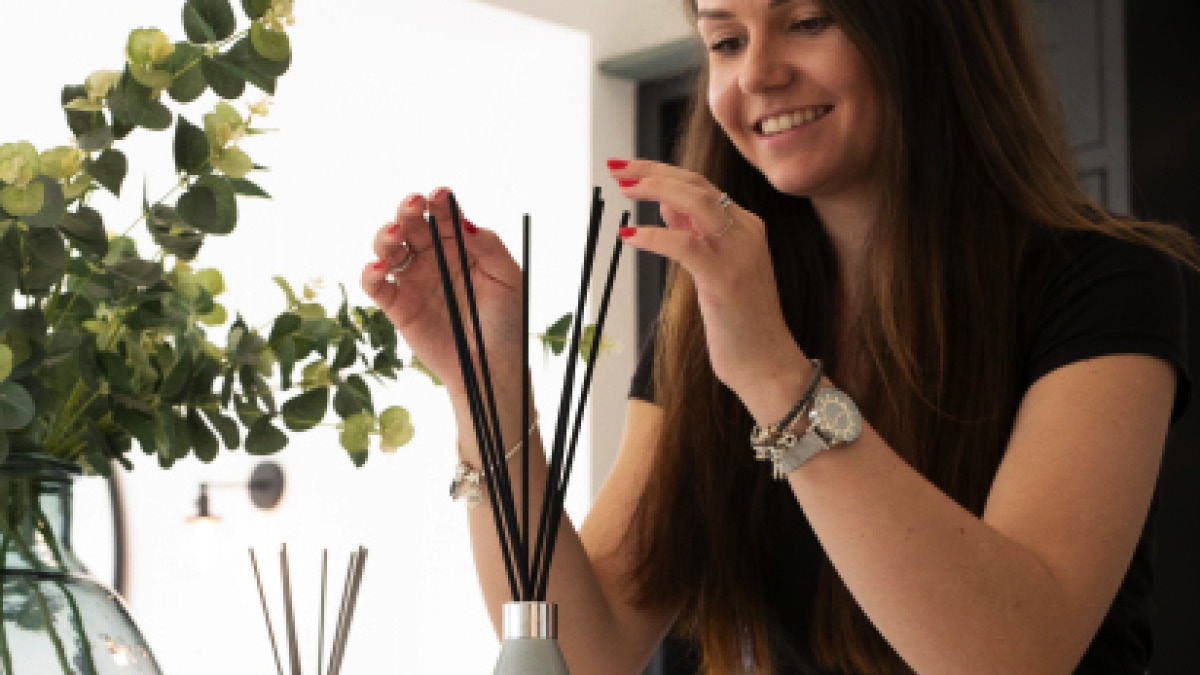 Hannah Chapman, founder of candle brand, Ava May Aromas. Her unique story and personal touch has inspired loyal customers