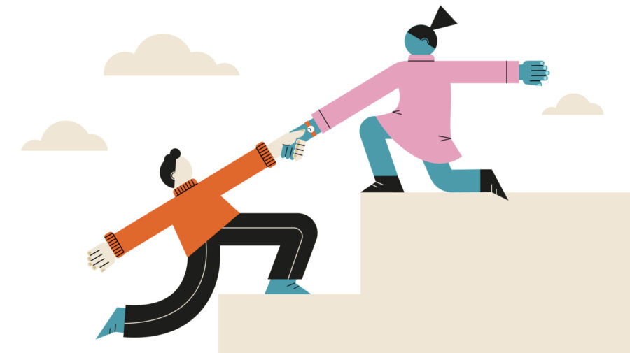 illustration of rebuilding trust